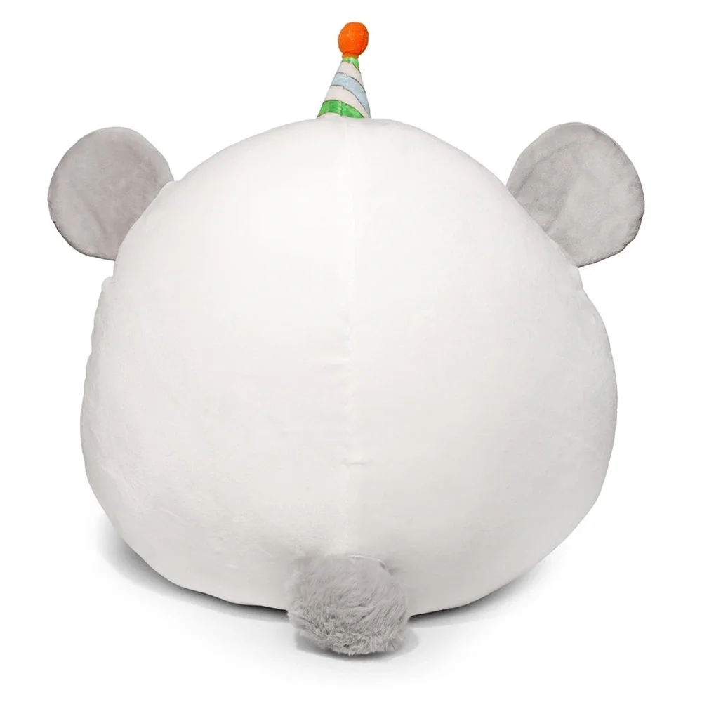 New! Large Happy Birthday Stuffed Animal Adorable Panda Plush Toy w/ Party Hat